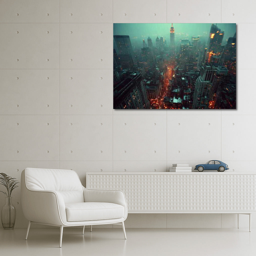 New York Evening Lights: Cityscape