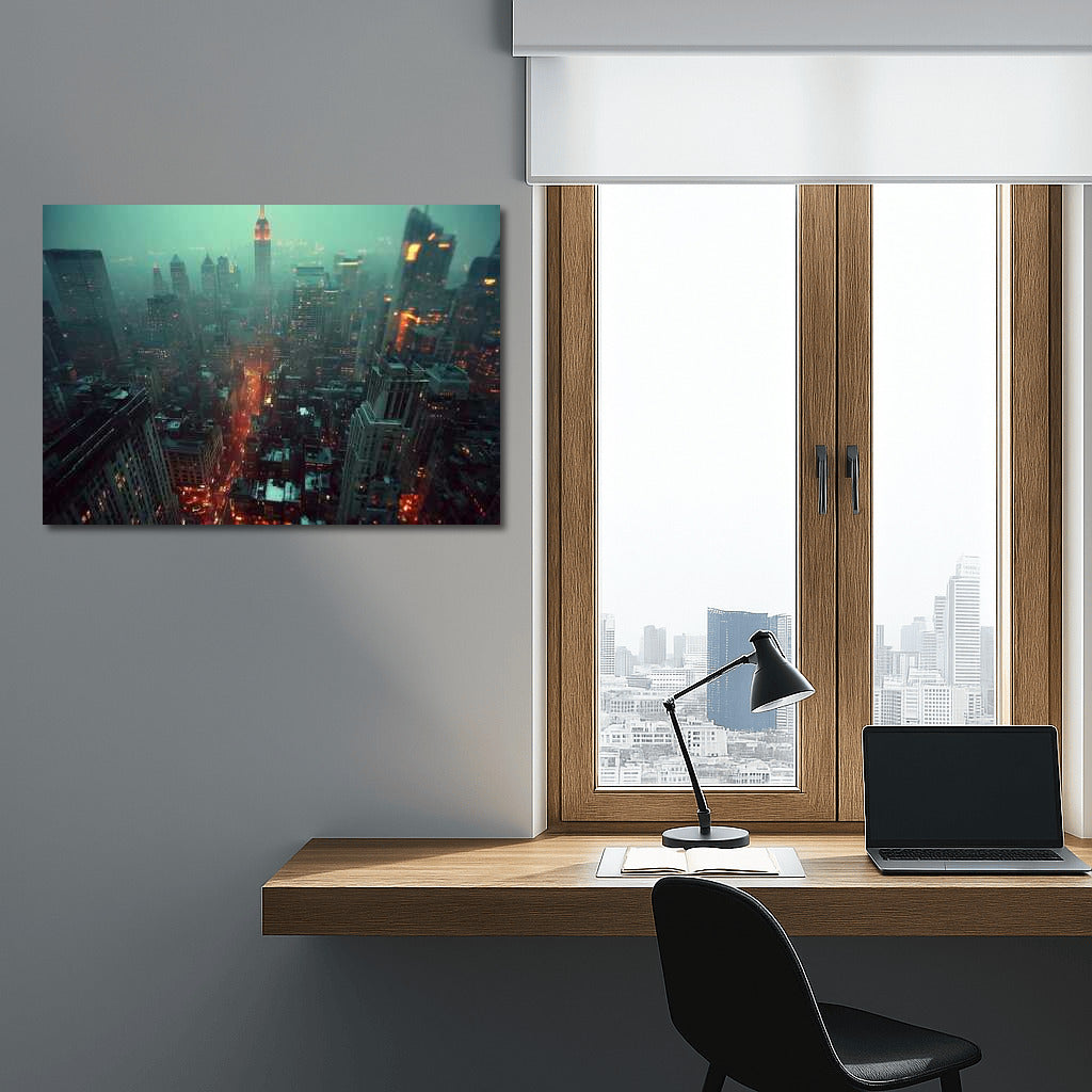 New York Evening Lights: Cityscape