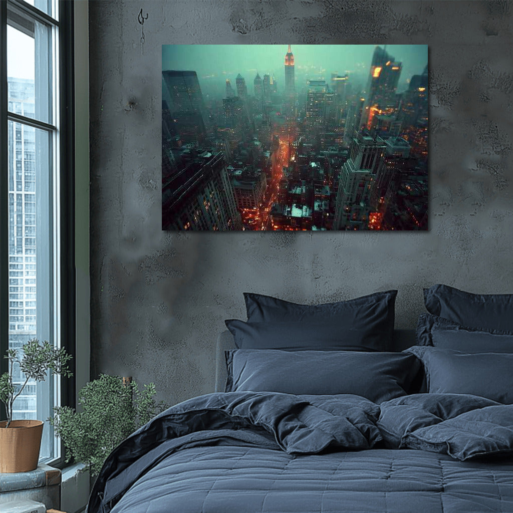 New York Evening Lights: Cityscape