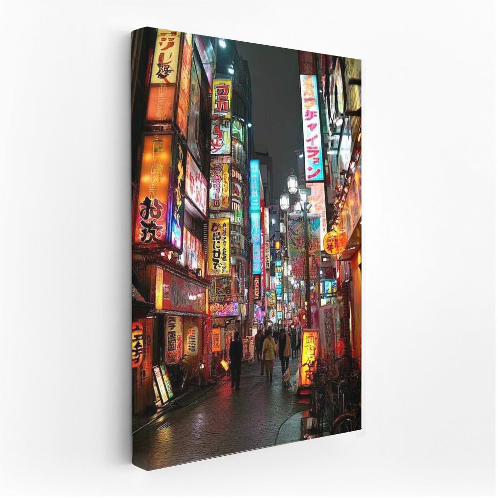 Osaka Night Magic: Bright Lights Cityscapes Skylines