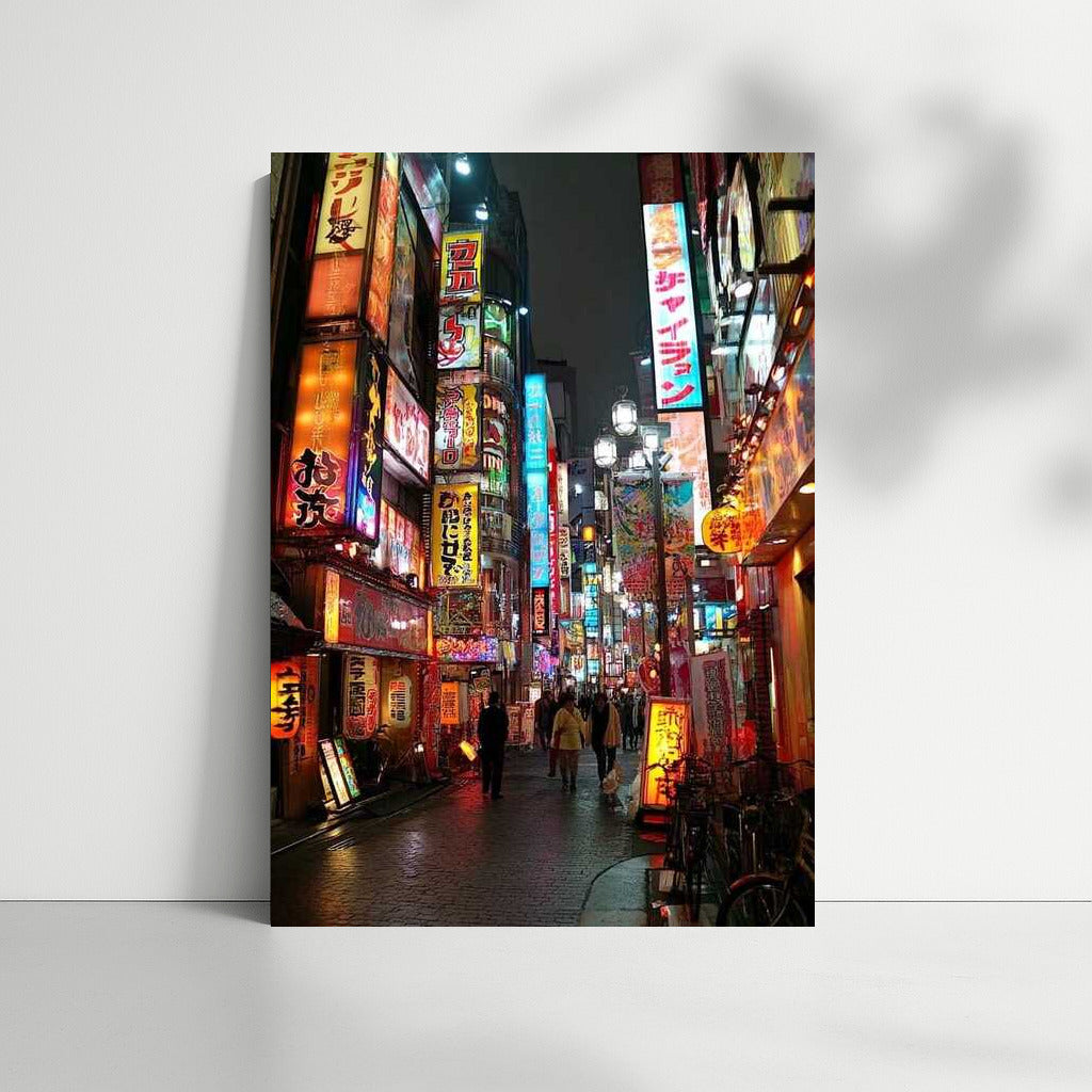 Osaka Night Magic: Bright Lights Cityscapes Skylines