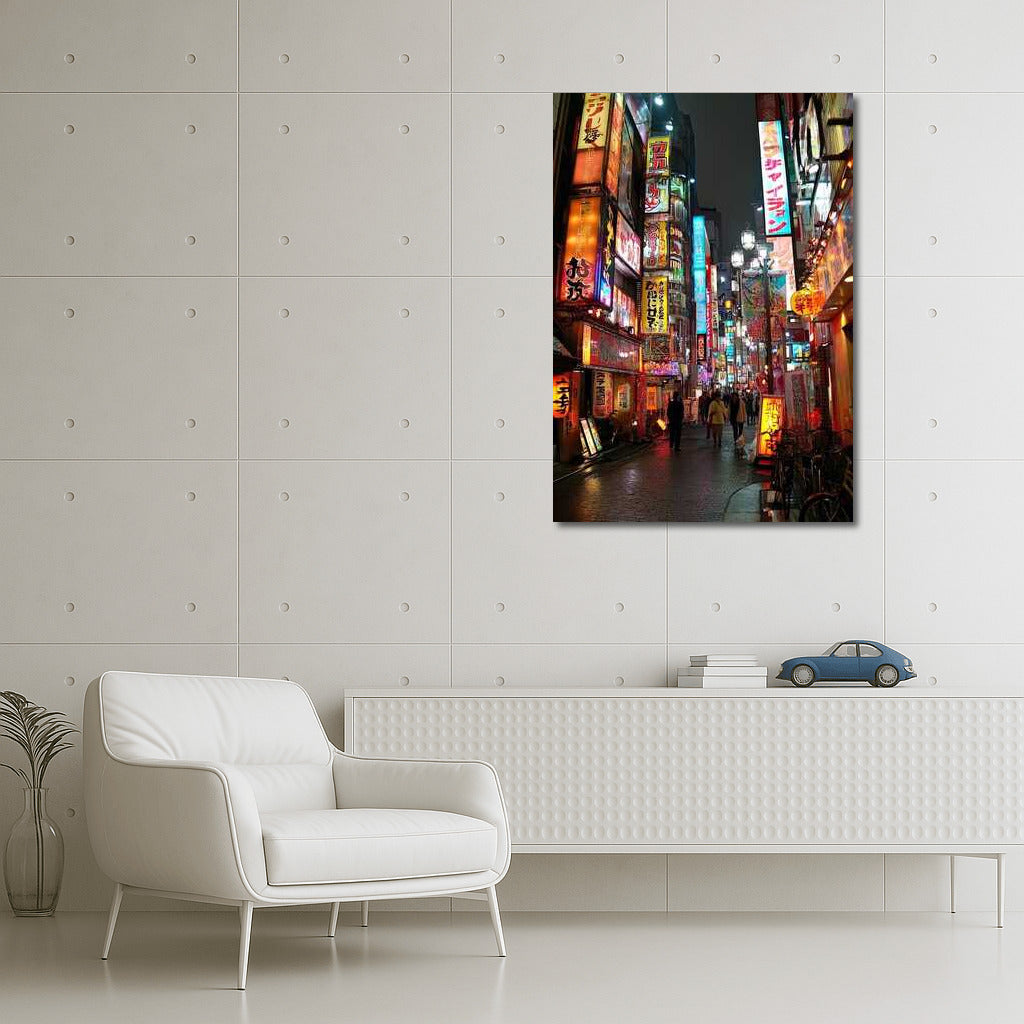 Osaka Night Magic: Bright Lights Cityscapes Skylines