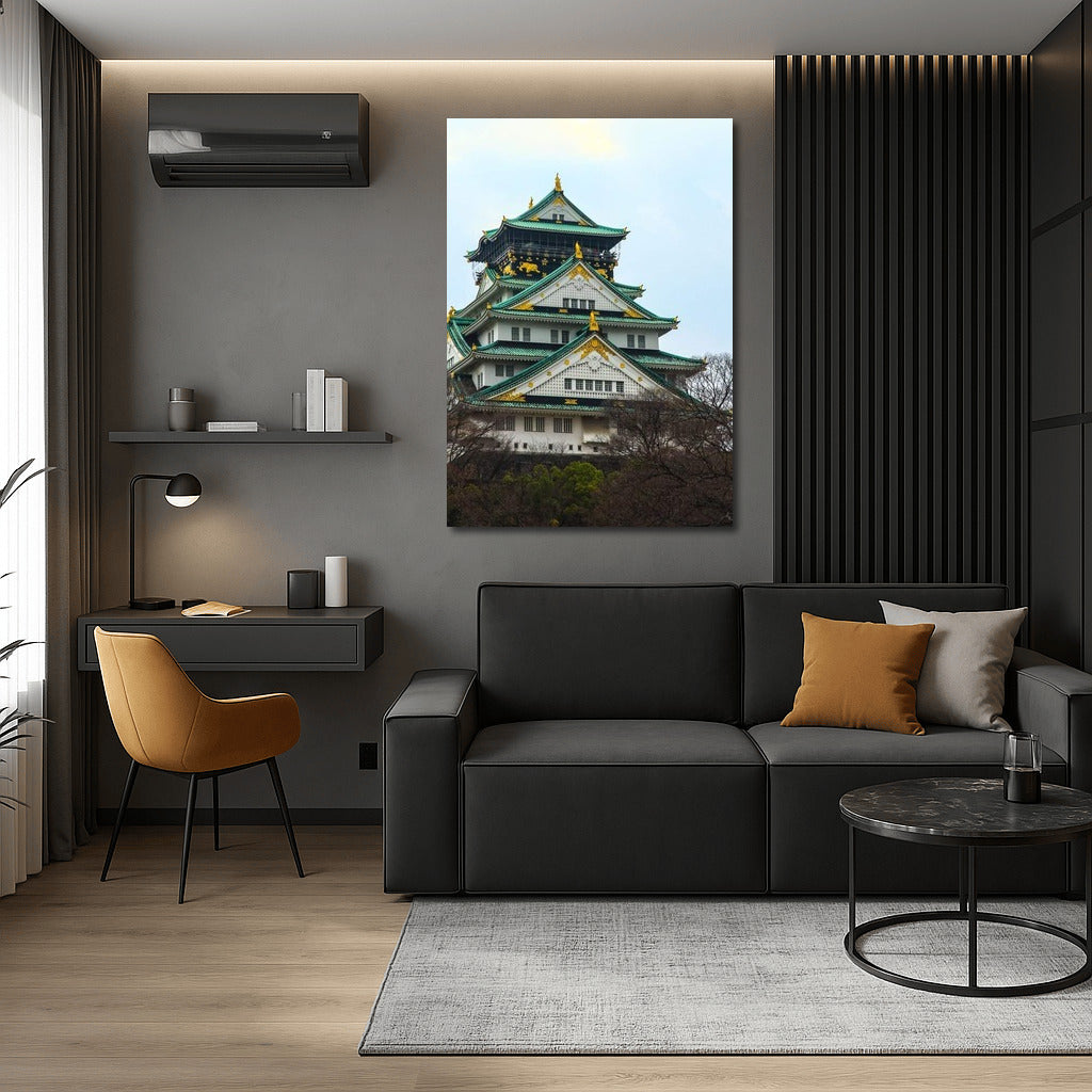 Oriental Charm: Osaka Cityscape