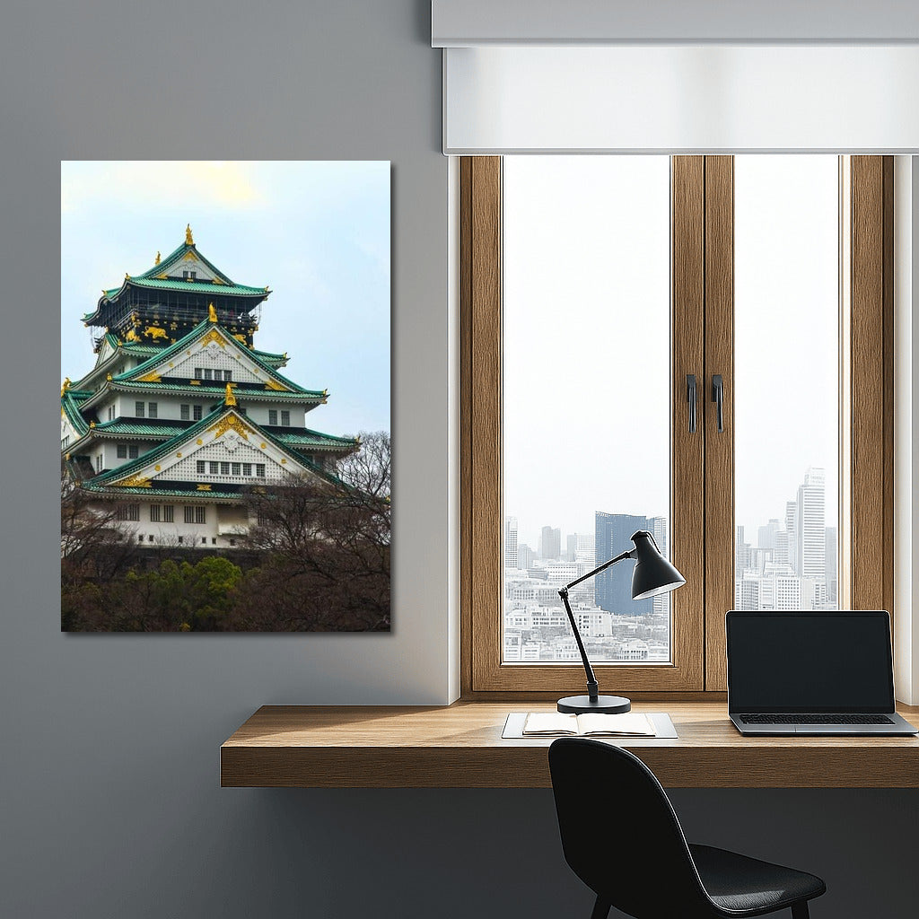 Oriental Charm: Osaka Cityscape
