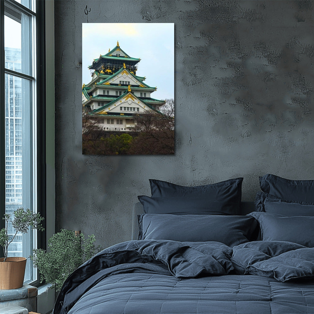 Oriental Charm: Osaka Cityscape