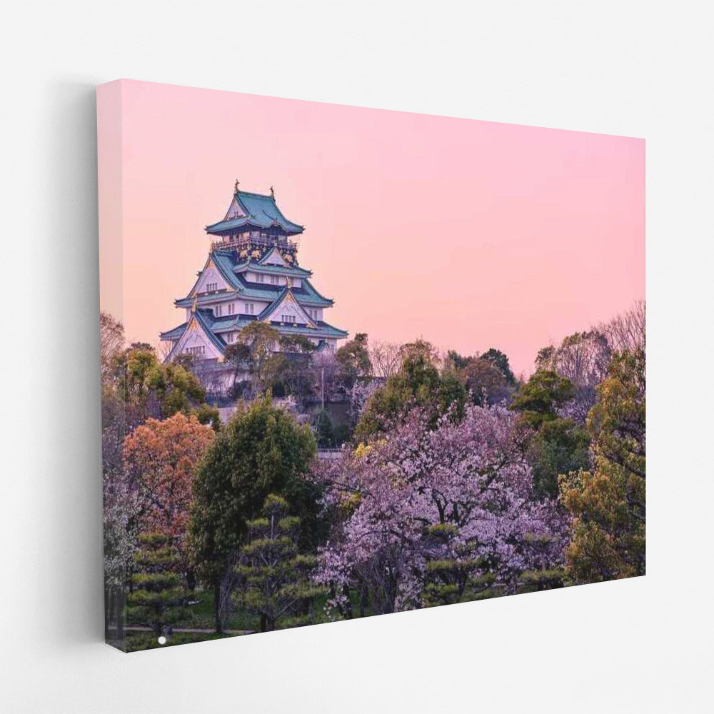 Osaka Sunset Symphony: Japan City Panorama