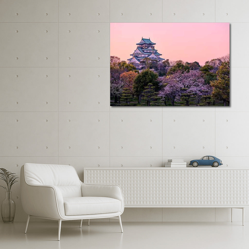 Osaka Sunset Symphony: Japan City Panorama