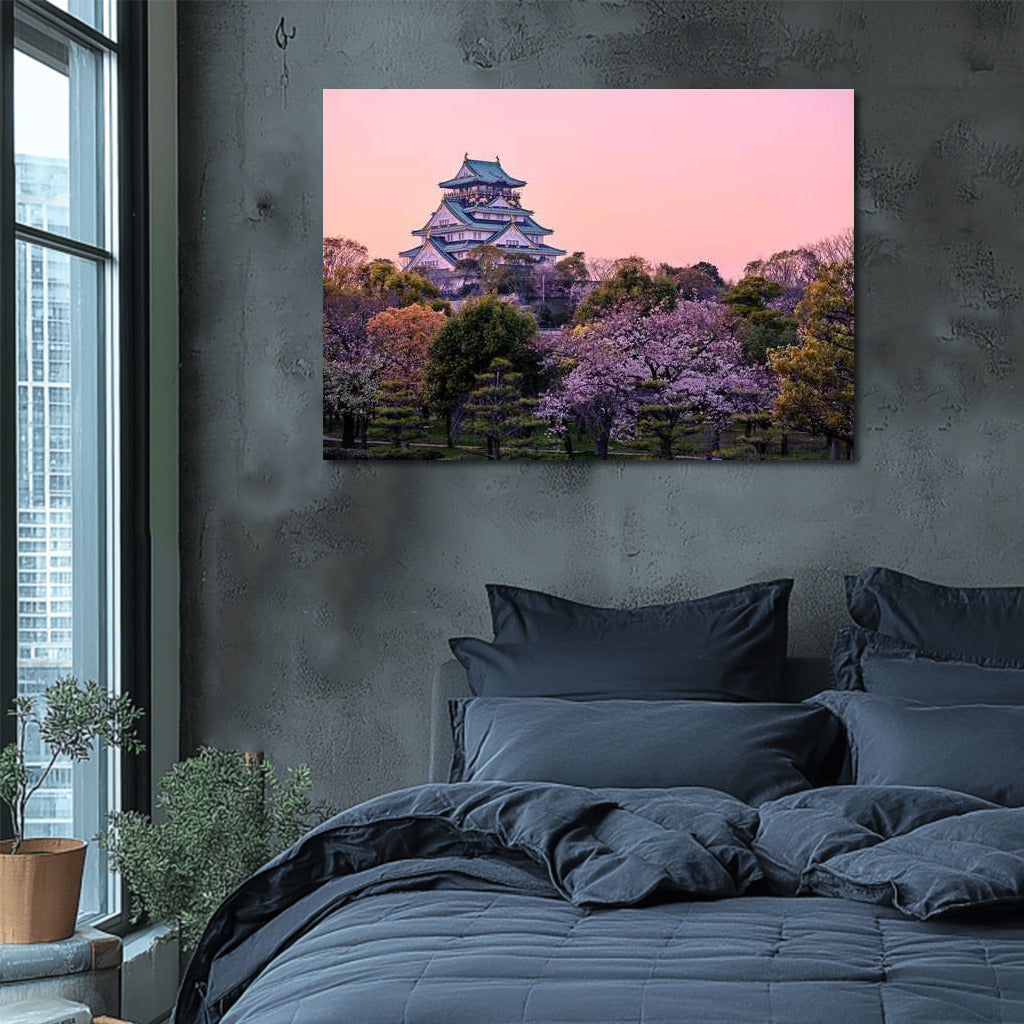 Osaka Sunset Symphony: Japan City Panorama