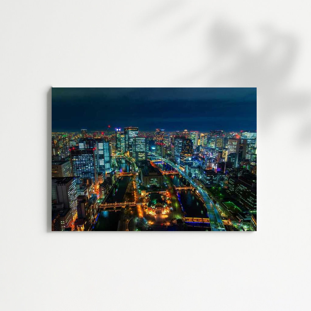 Osaka Night Lights: City Symphony
