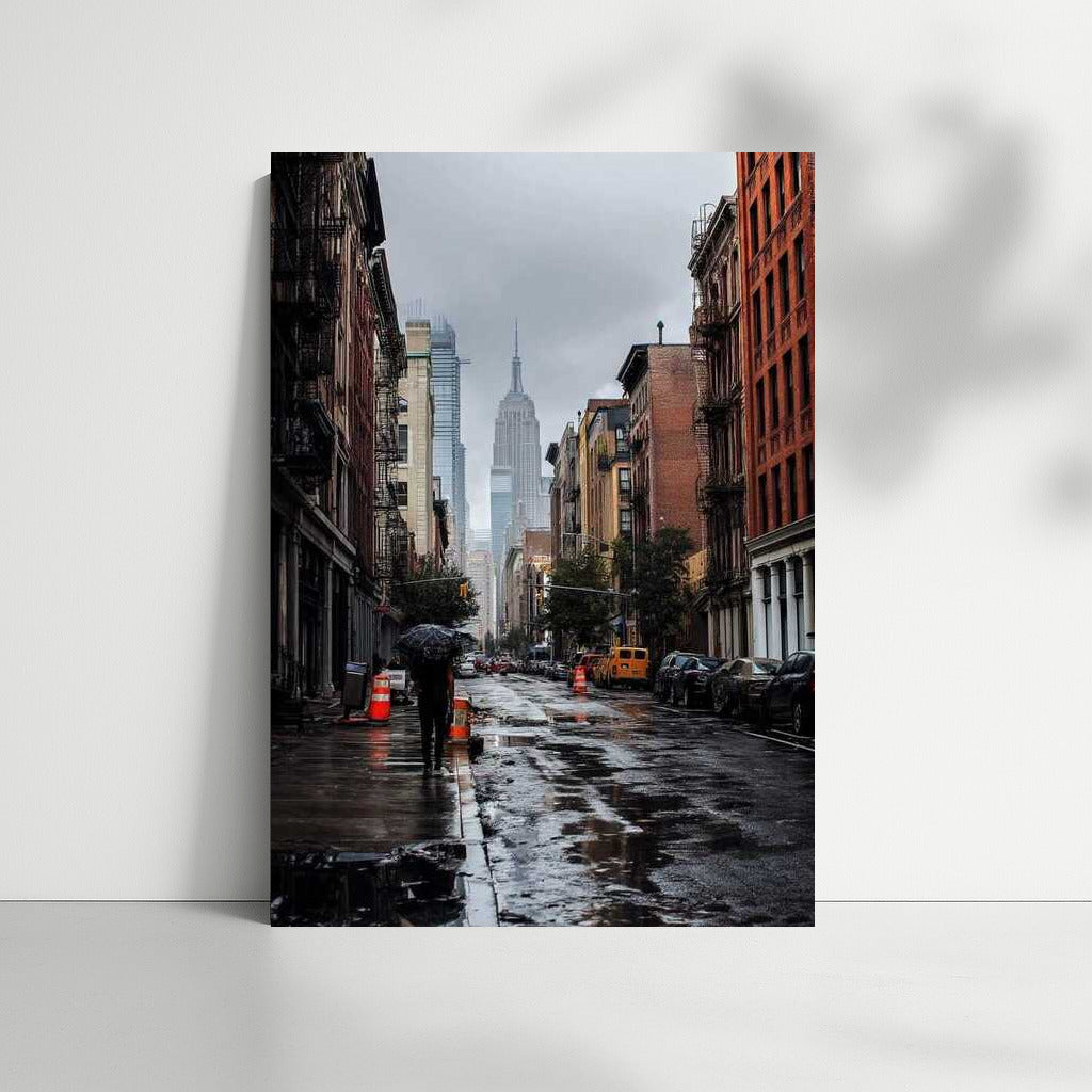 New York in the Rainy Dance: Cityscapes Skylines