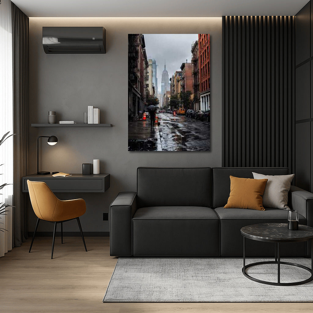 New York in the Rainy Dance: Cityscapes Skylines