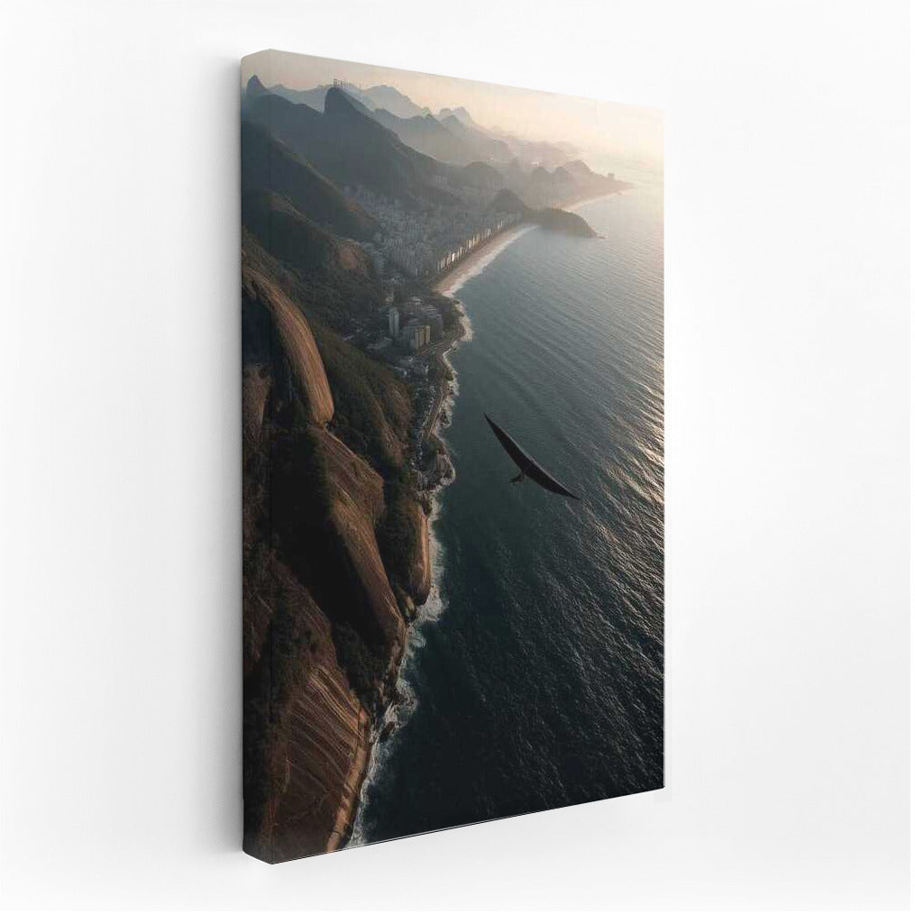 Sunrise Over Rio: Mountains and Ocean in Cityscapes Skylines