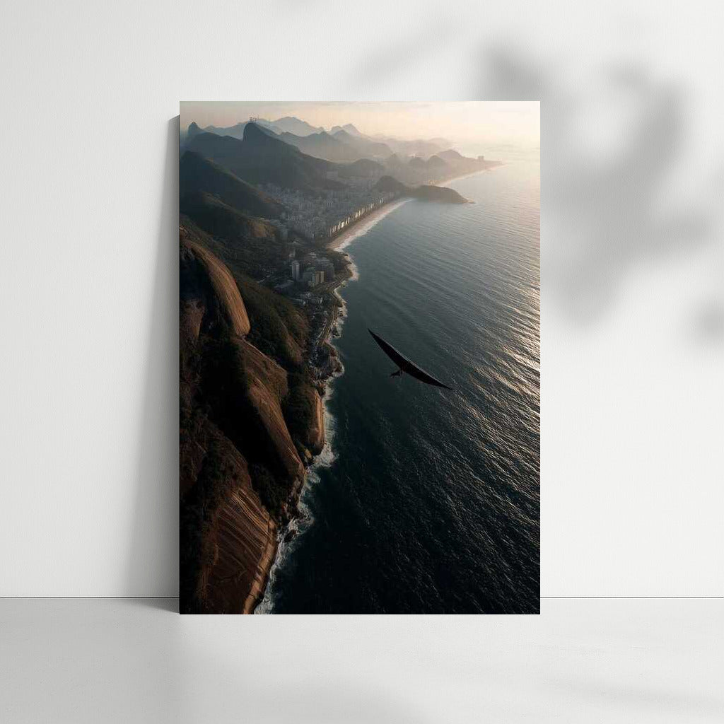 Sunrise Over Rio: Mountains and Ocean in Cityscapes Skylines