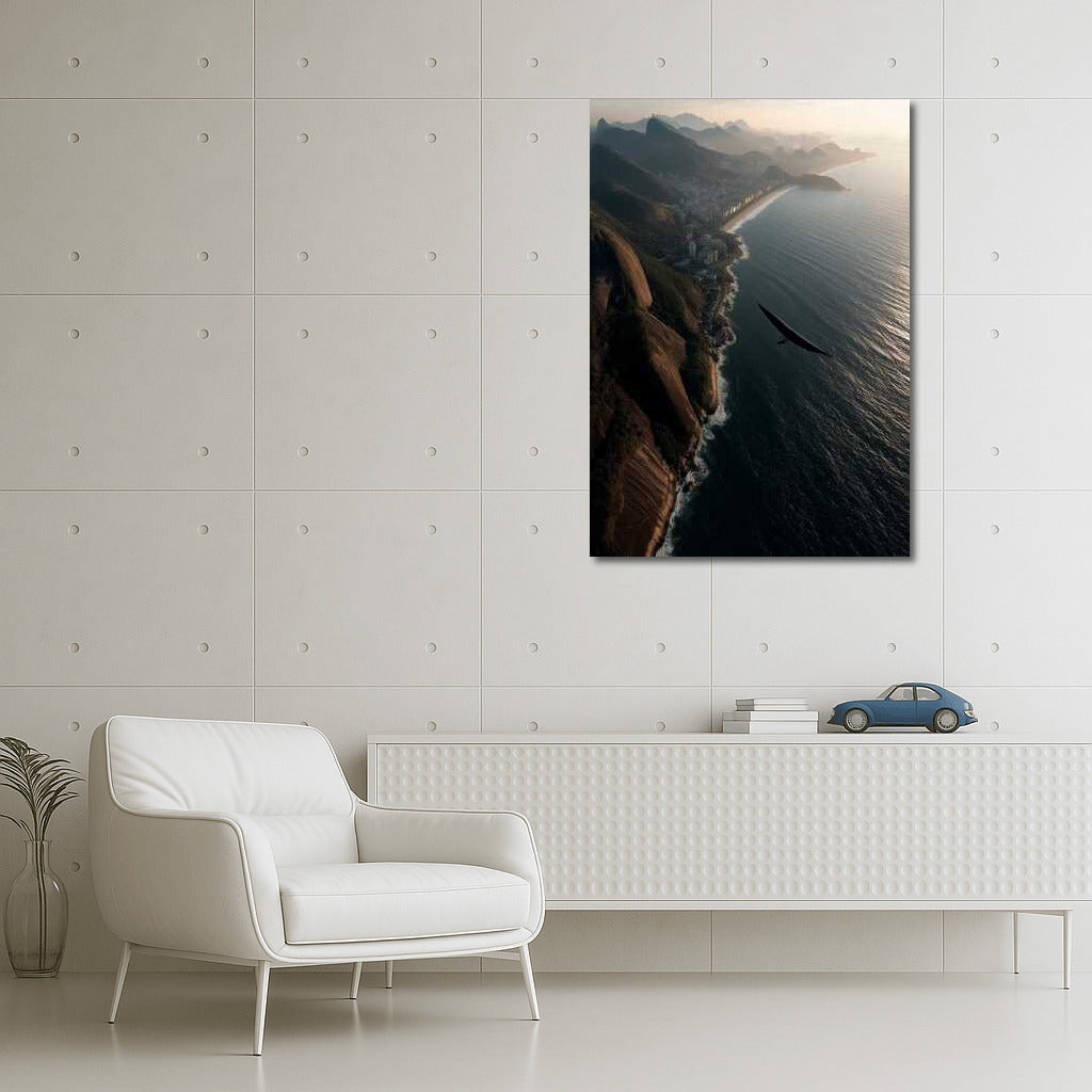 Sunrise Over Rio: Mountains and Ocean in Cityscapes Skylines