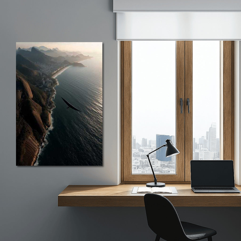 Sunrise Over Rio: Mountains and Ocean in Cityscapes Skylines