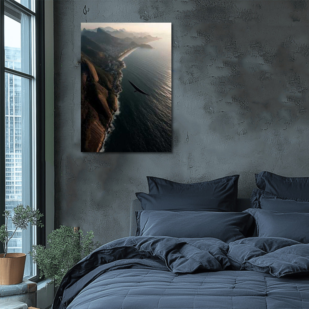 Sunrise Over Rio: Mountains and Ocean in Cityscapes Skylines