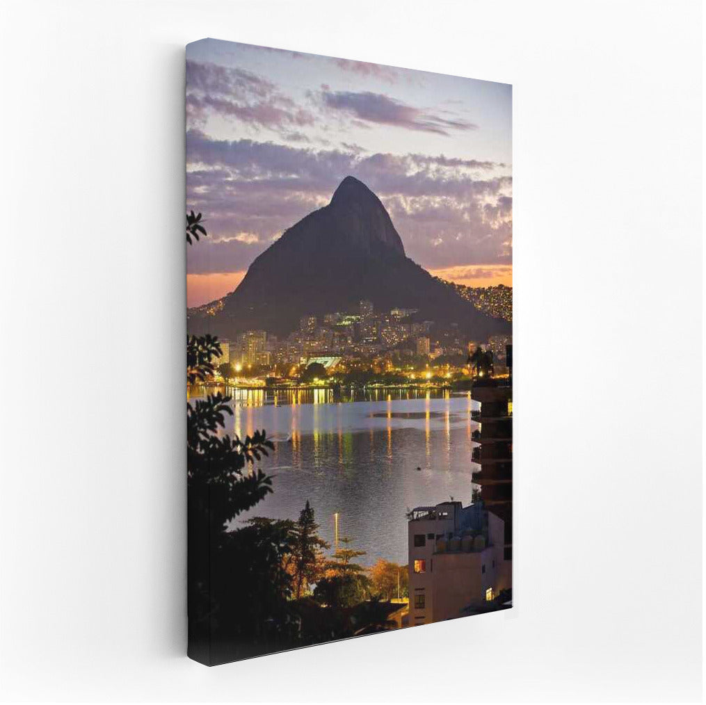 Rio Evening Glitter: Panorama of City Lights