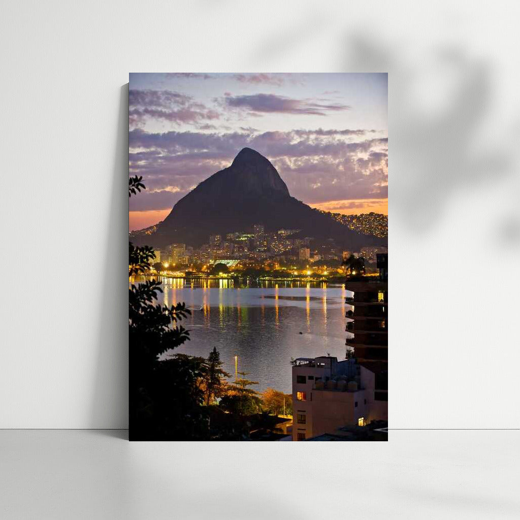 Rio Evening Glitter: Panorama of City Lights