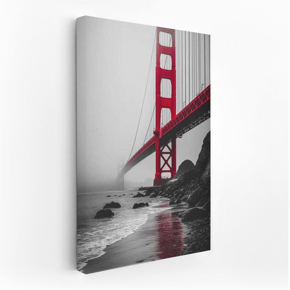 Mist Magic: Red Bridge San Francisco