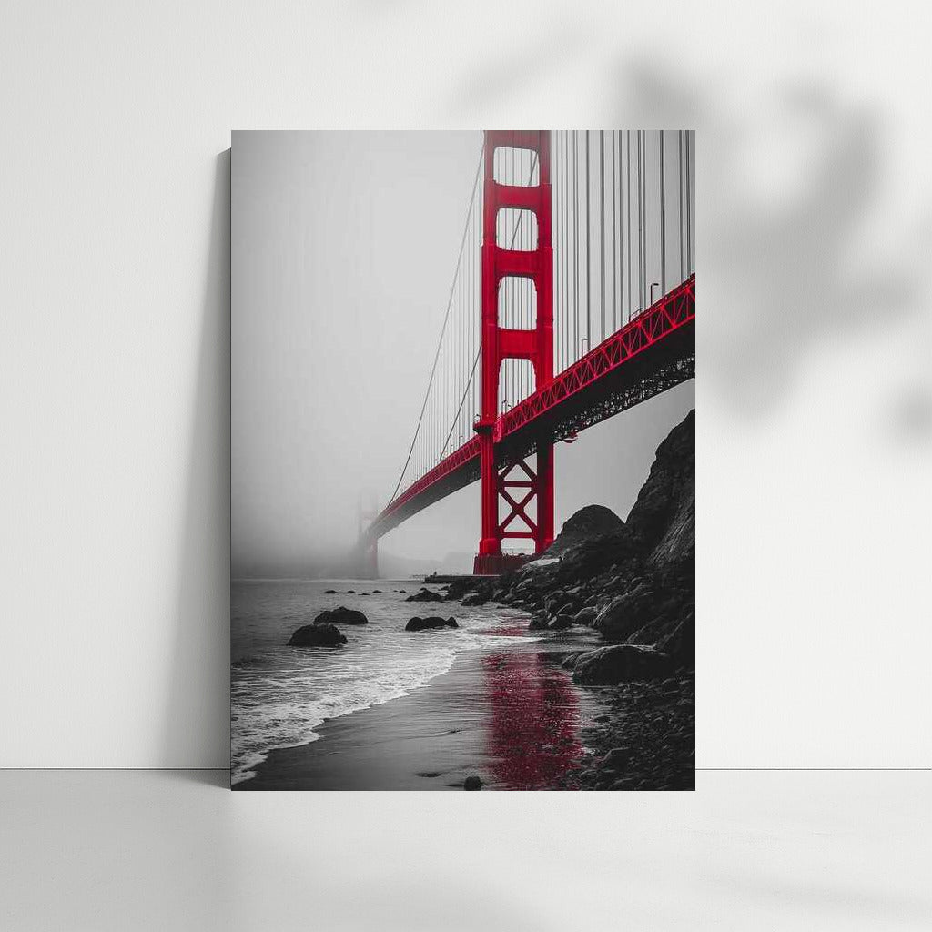 Mist Magic: Red Bridge San Francisco