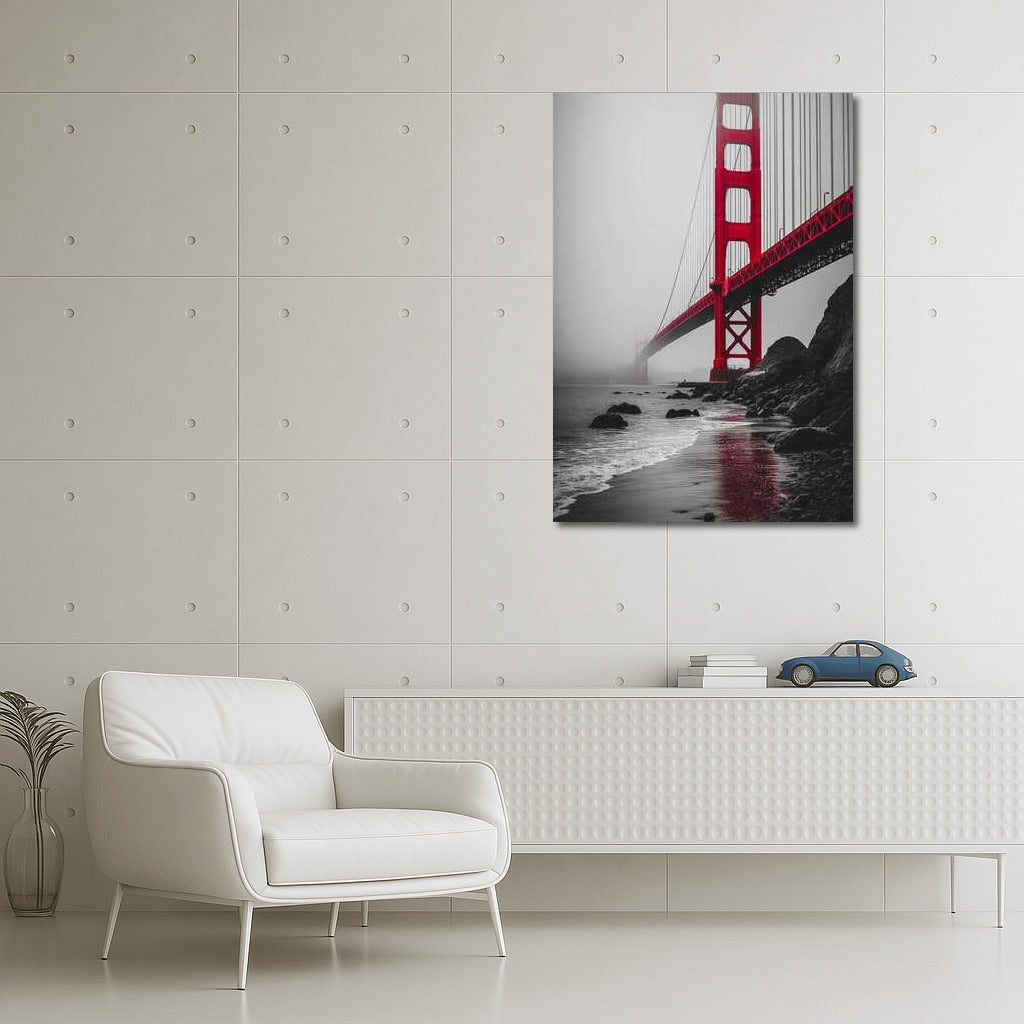 Mist Magic: Red Bridge San Francisco