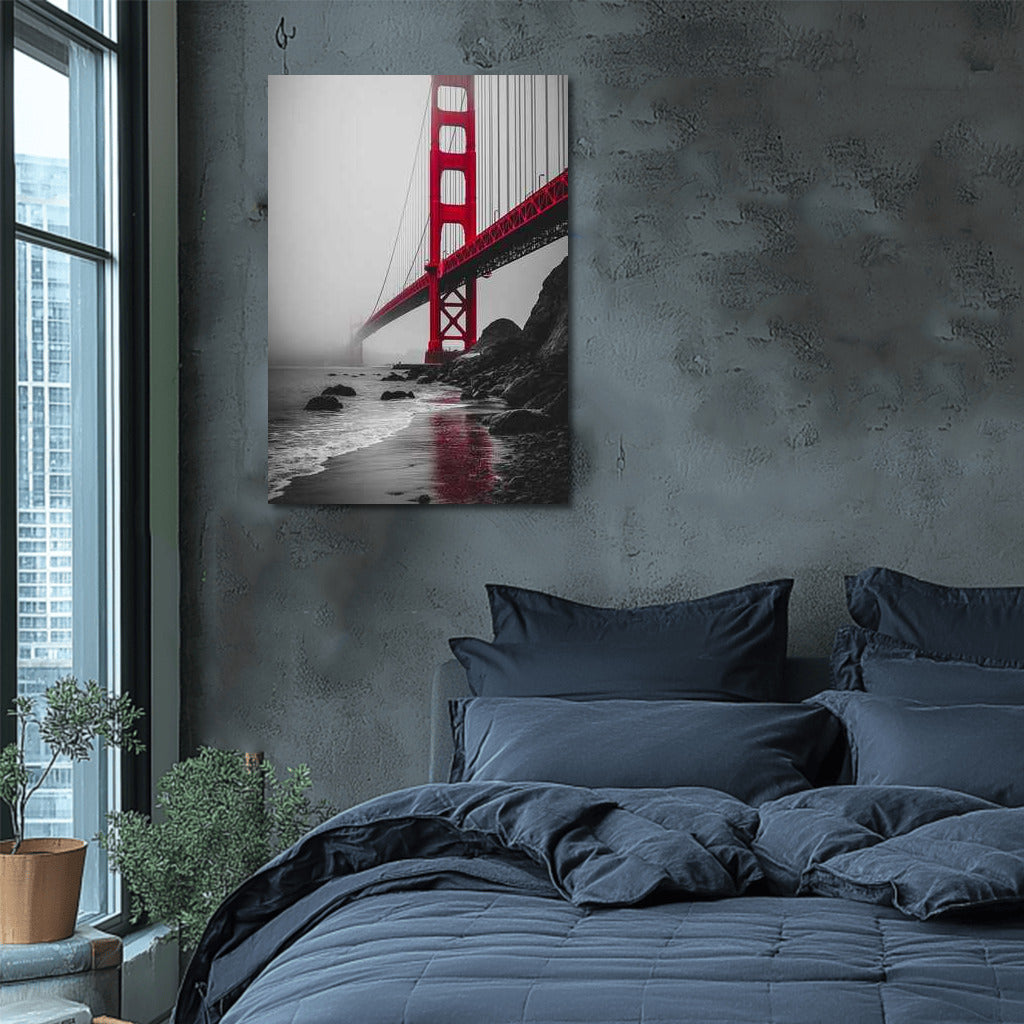 Mist Magic: Red Bridge San Francisco