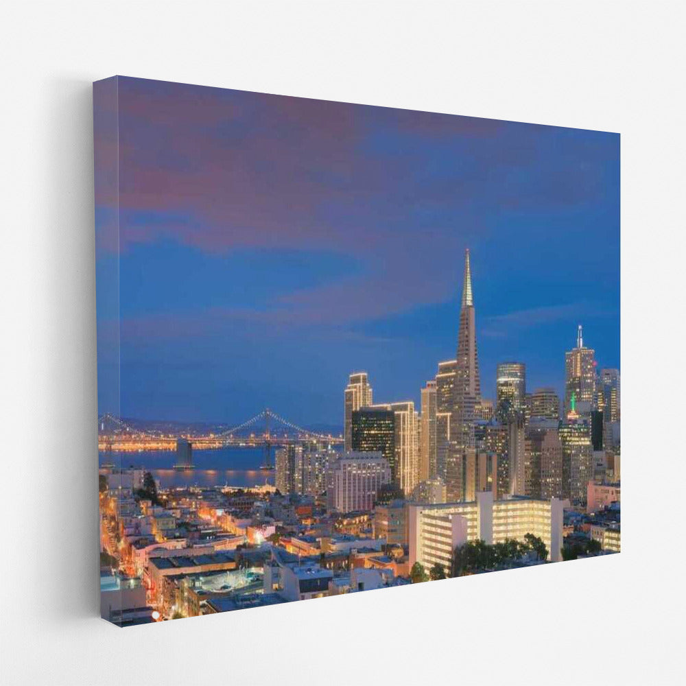 San Francisco Evening Lights: City Symphony