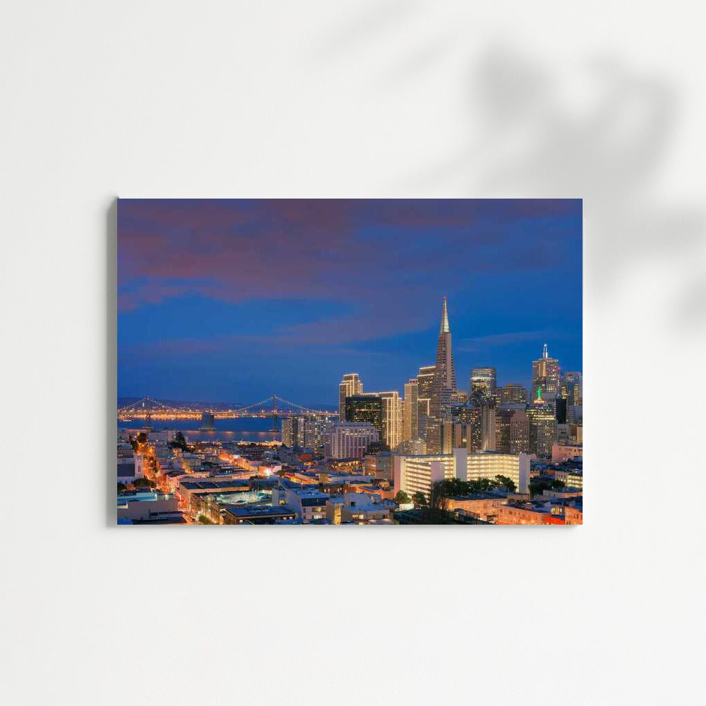San Francisco Evening Lights: City Symphony
