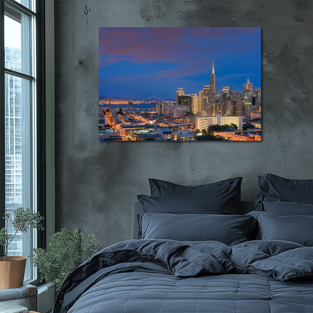 San Francisco Evening Lights: City Symphony