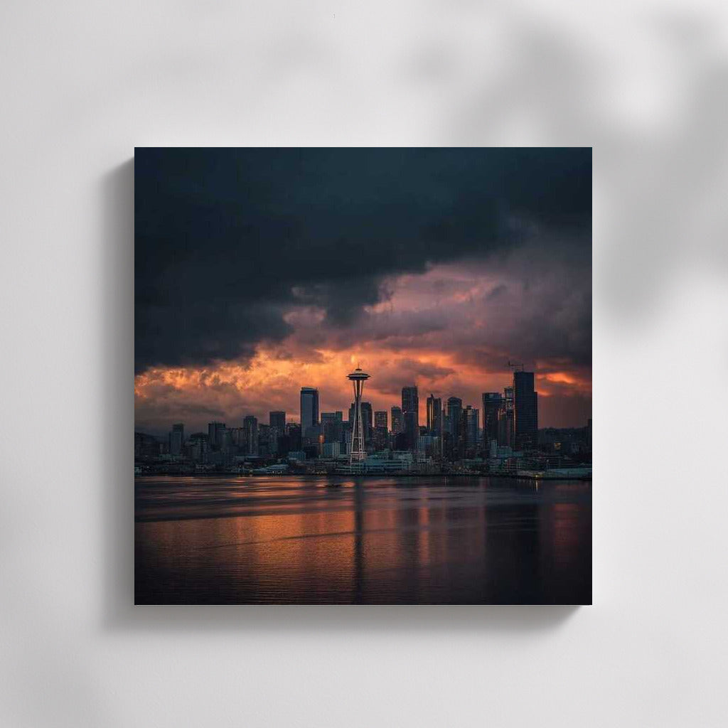 Seattle Sunset Symphony: The Magic of Cityscapes Skylines