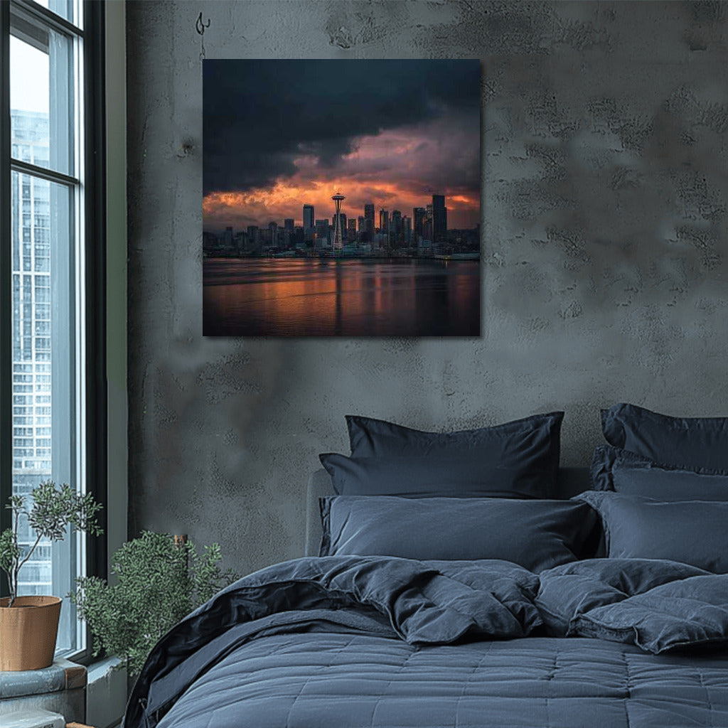 Seattle Sunset Symphony: The Magic of Cityscapes Skylines