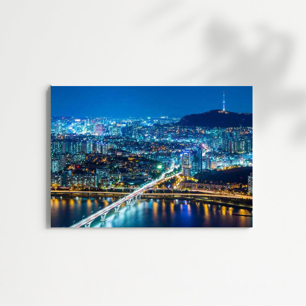 Seoul Night Glow: South Korea's City Skylines