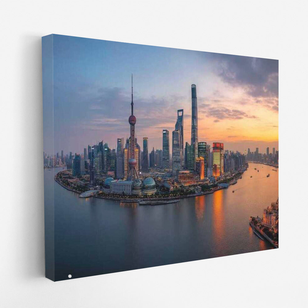 Sunset Shanghai: The Vibrant Skyline of a Metropolis