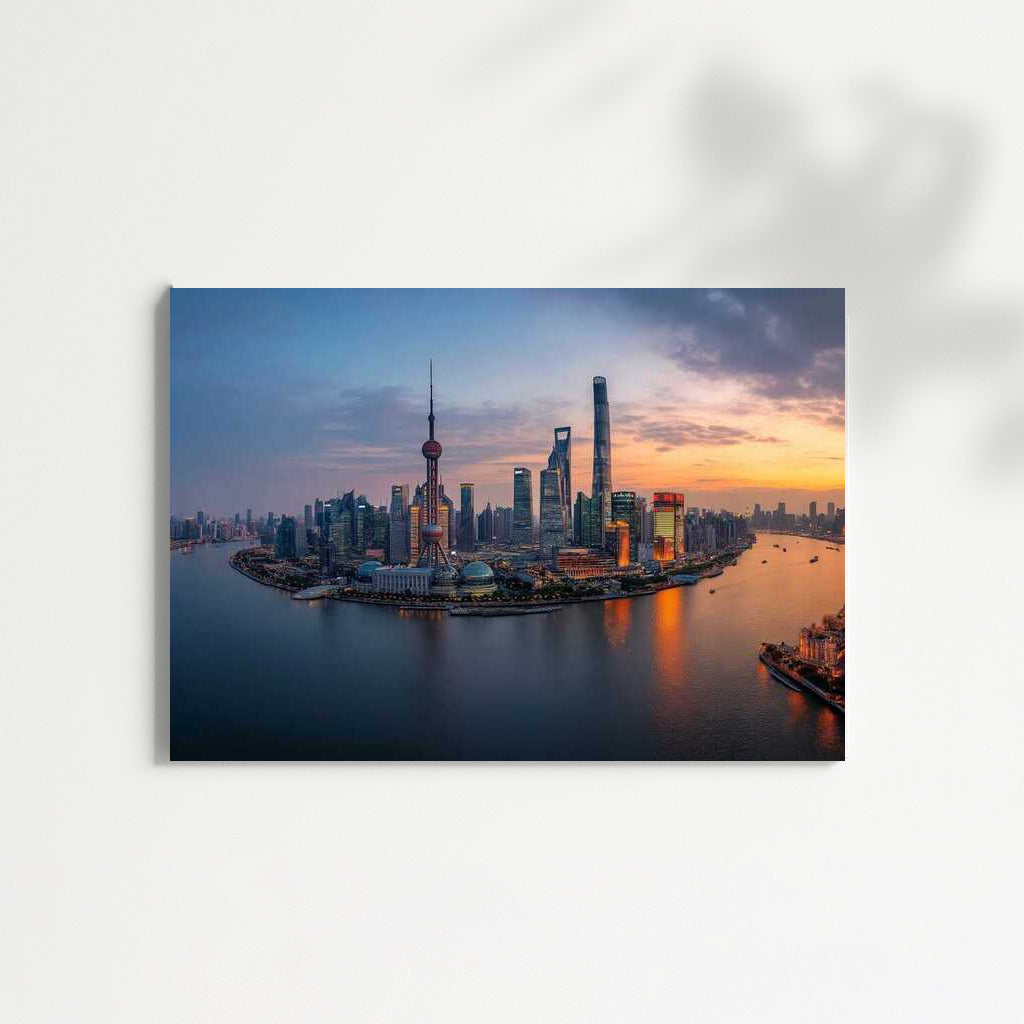 Sunset Shanghai: The Vibrant Skyline of a Metropolis