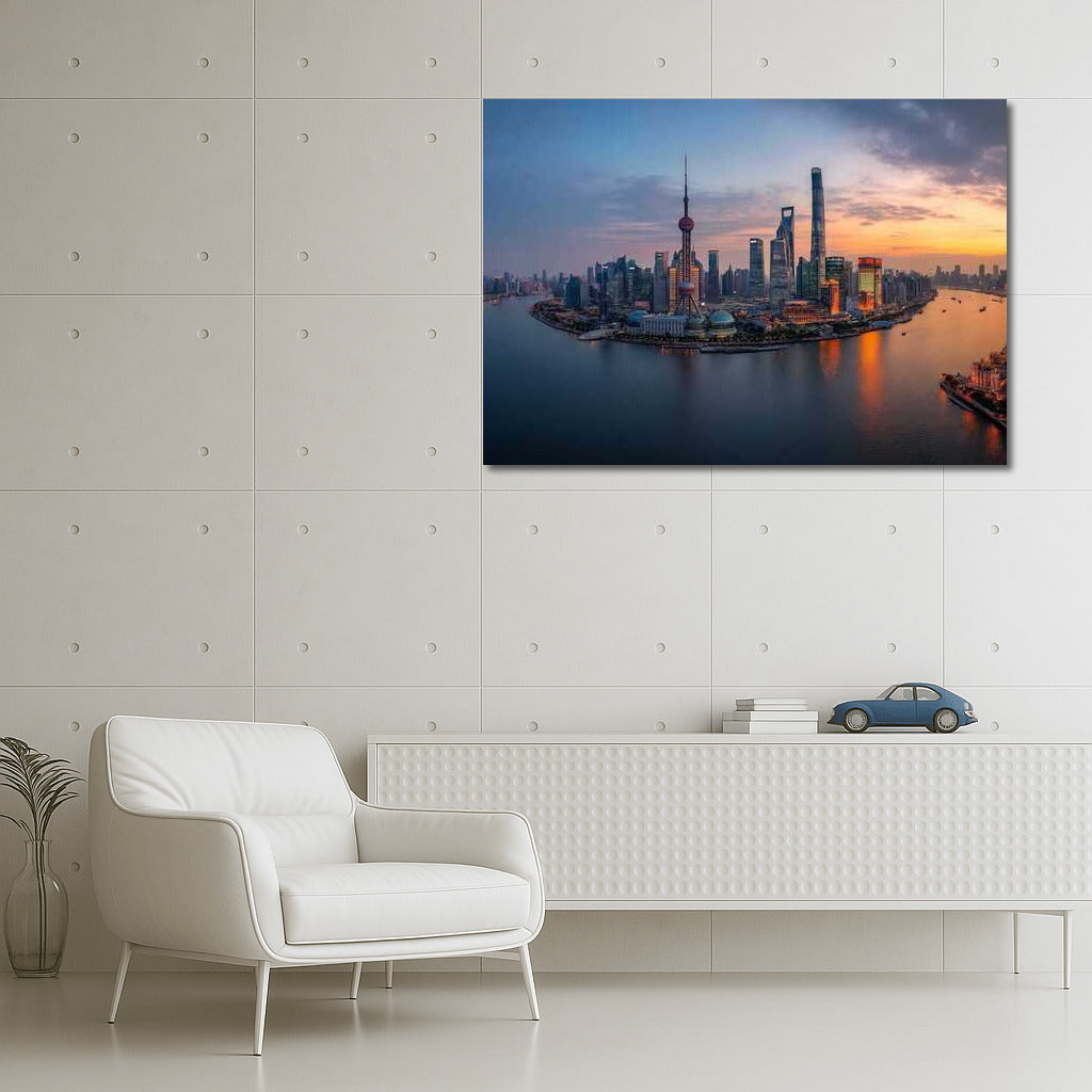 Sunset Shanghai: The Vibrant Skyline of a Metropolis