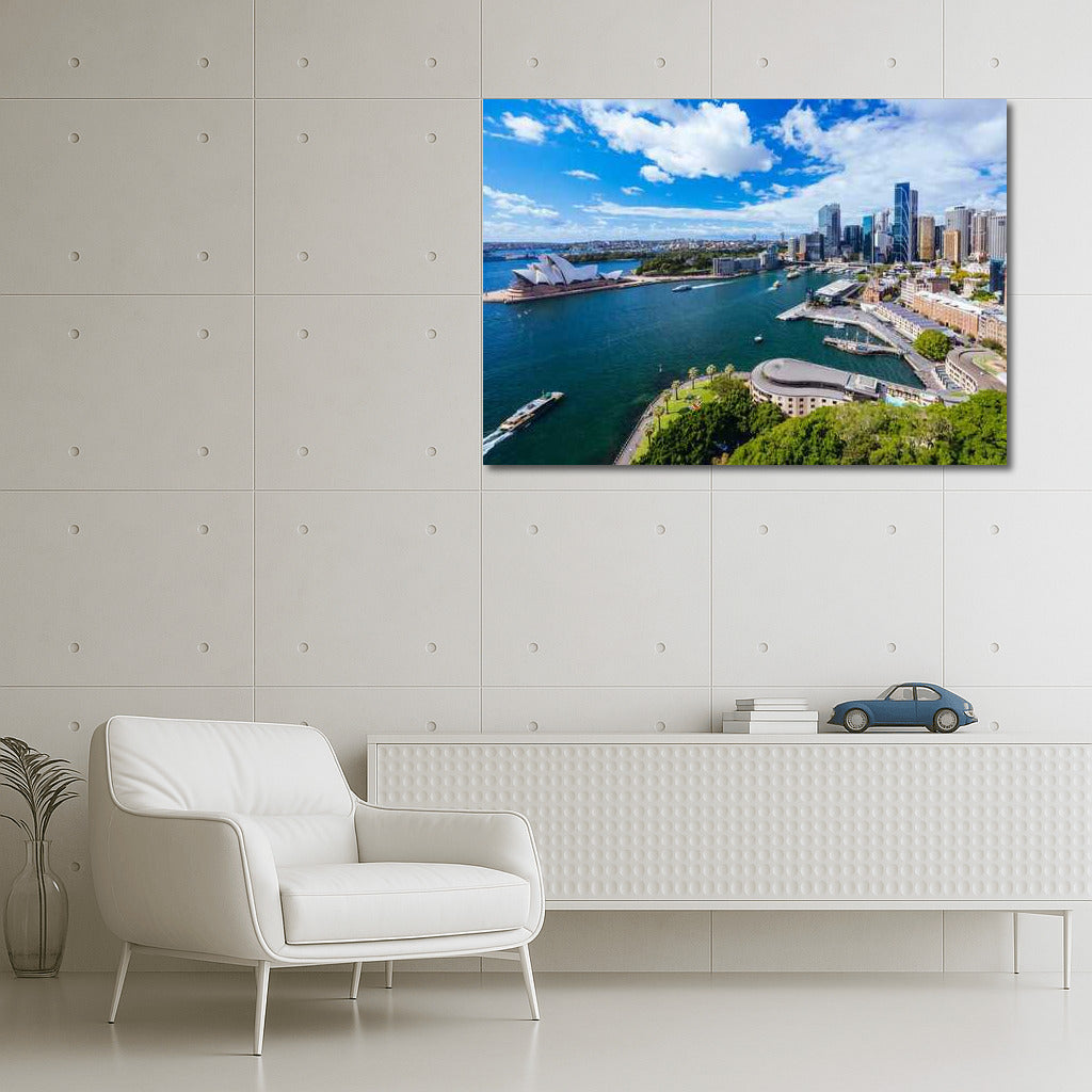 Sydney Skyline: Modern and Blue