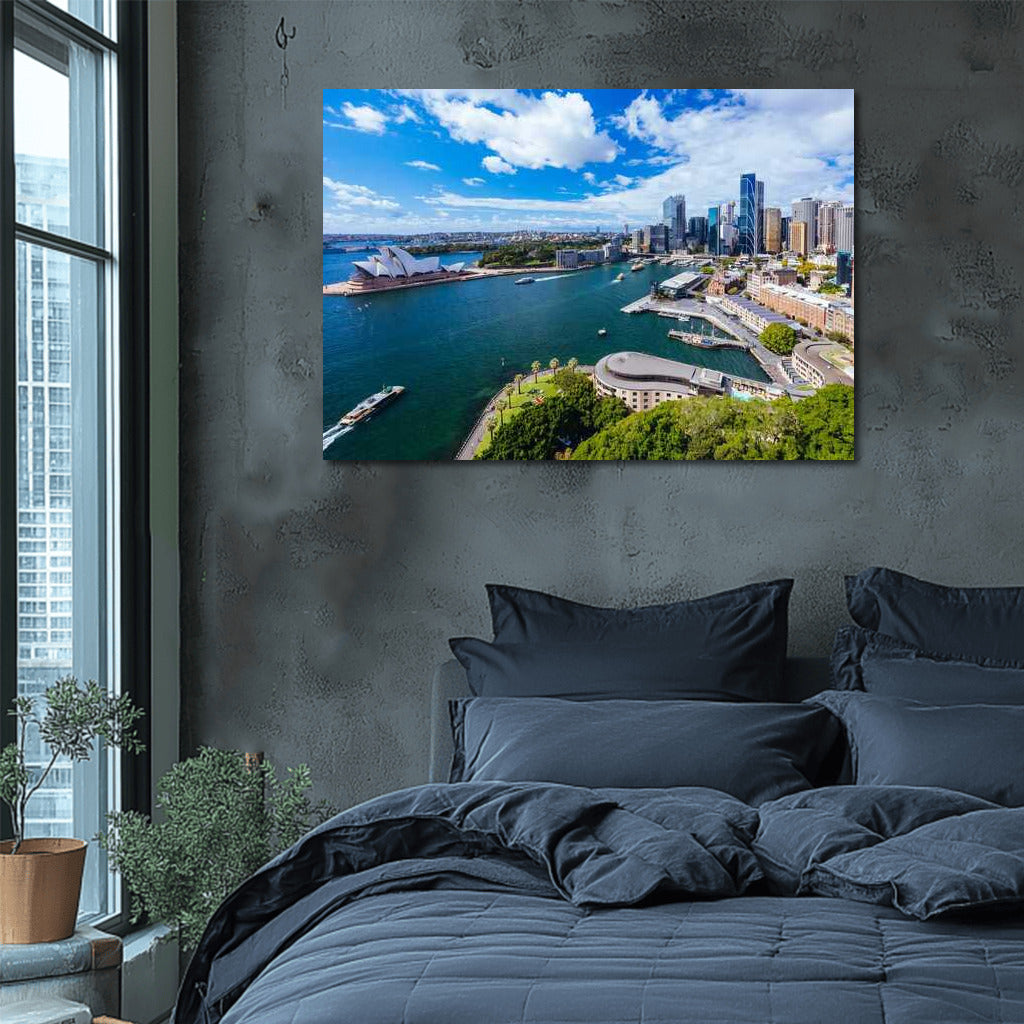 Sydney Skyline: Modern and Blue