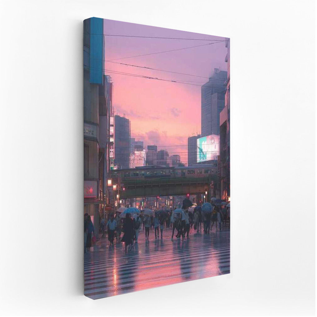 Sunset Symphony of Lights: Tokyo Cityscape