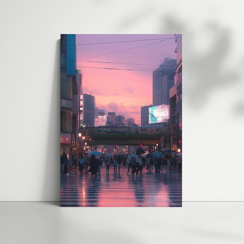 Sunset Symphony of Lights: Tokyo Cityscape
