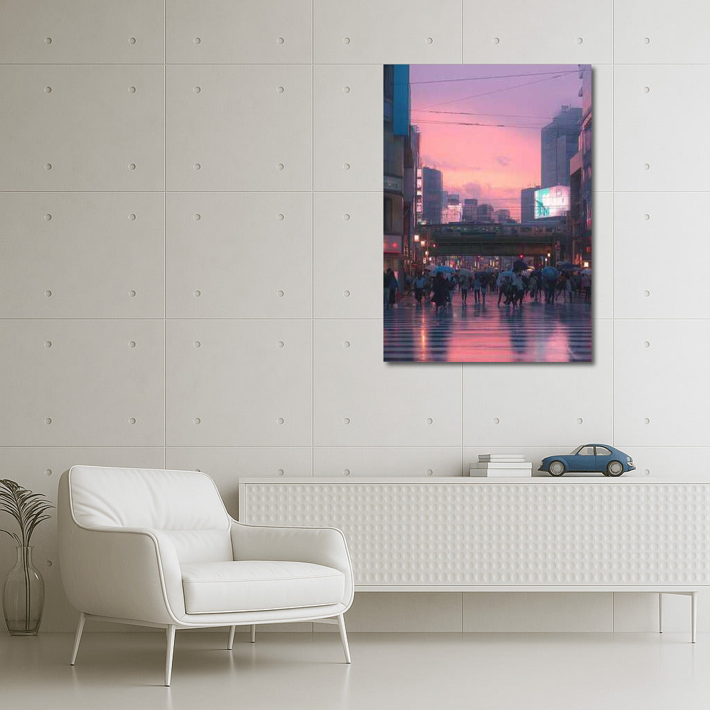 Sunset Symphony of Lights: Tokyo Cityscape