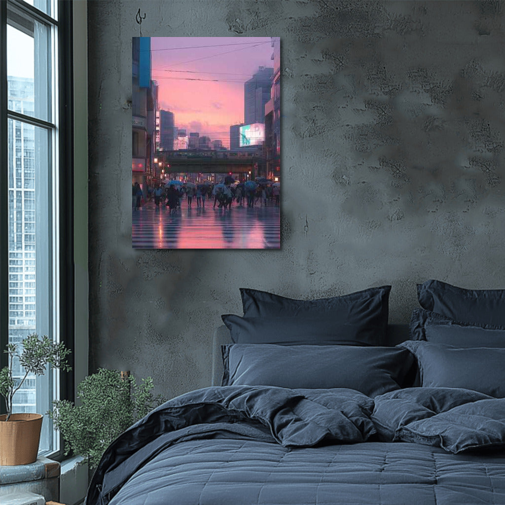 Sunset Symphony of Lights: Tokyo Cityscape