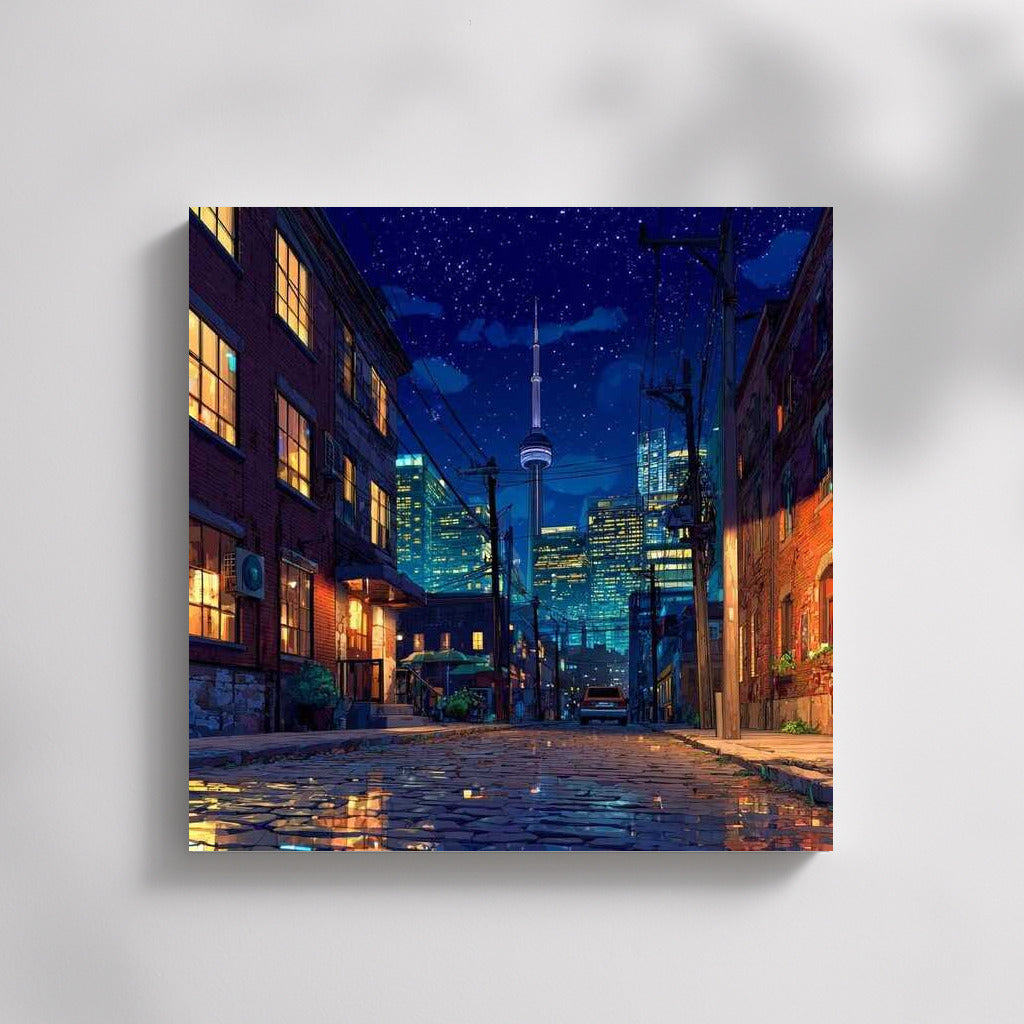 Toronto Stars: Cityscape at Night