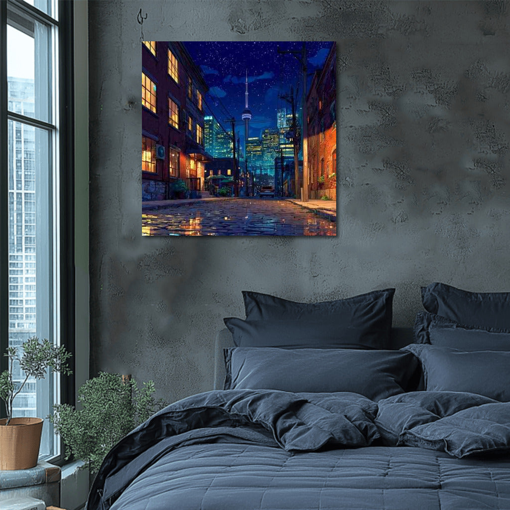 Toronto Stars: Cityscape at Night
