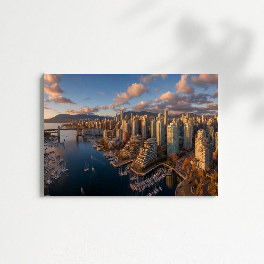 Vancouver Sunset Symphony: Urban Dream in the Sky