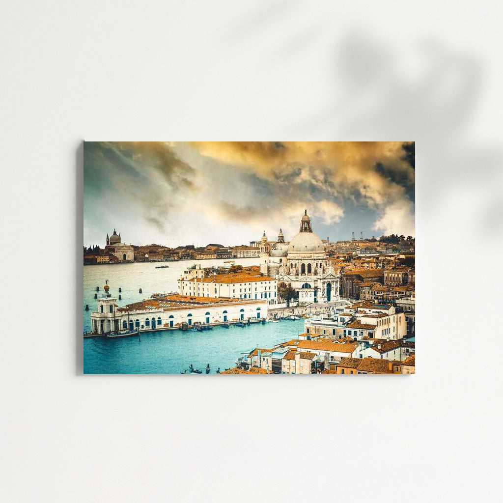 Sunset Symphony Venice: Water Edge Cityscapes Skylines