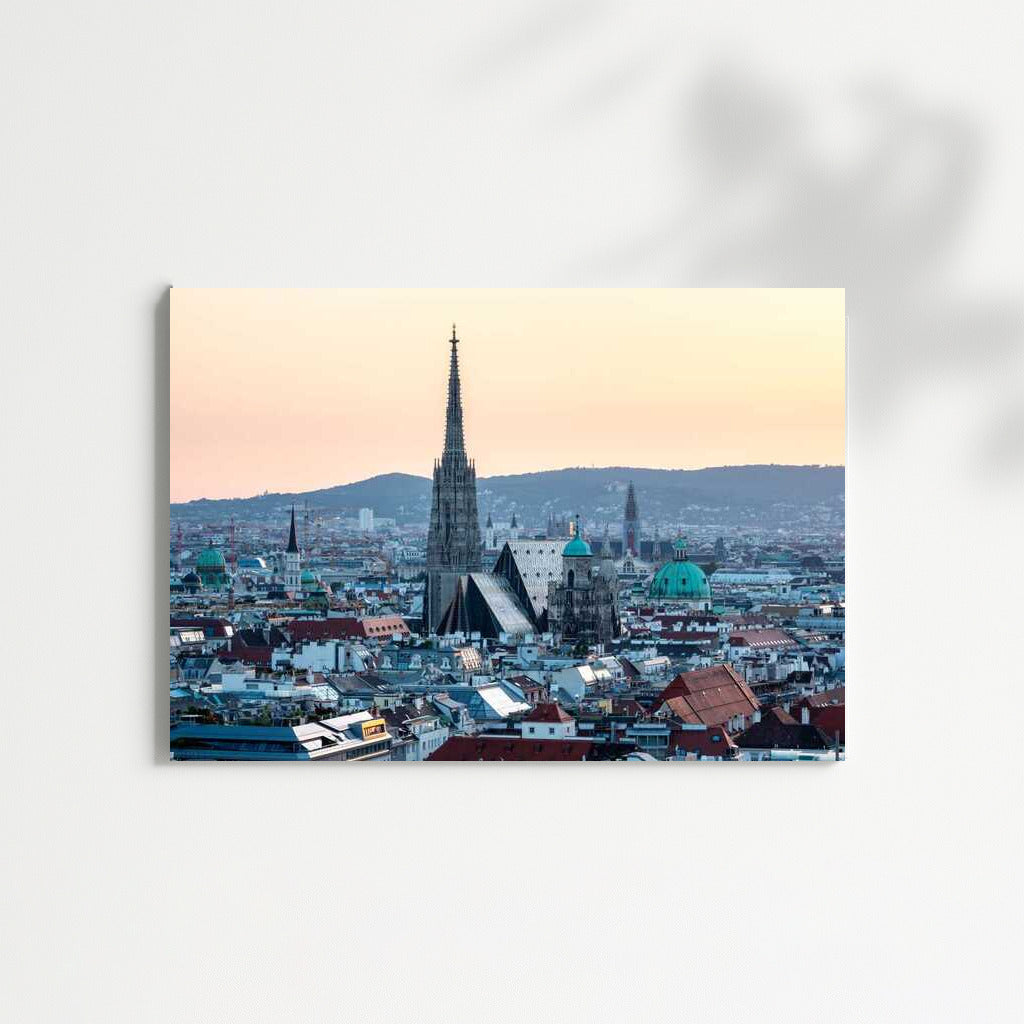Magical Lights of Vienna: Cityscapes Skylines Panorama