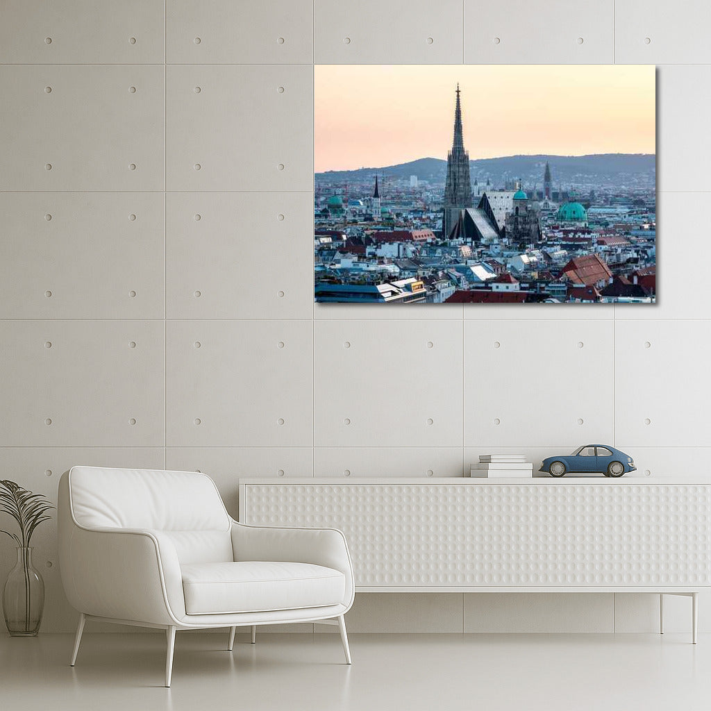 Magical Lights of Vienna: Cityscapes Skylines Panorama