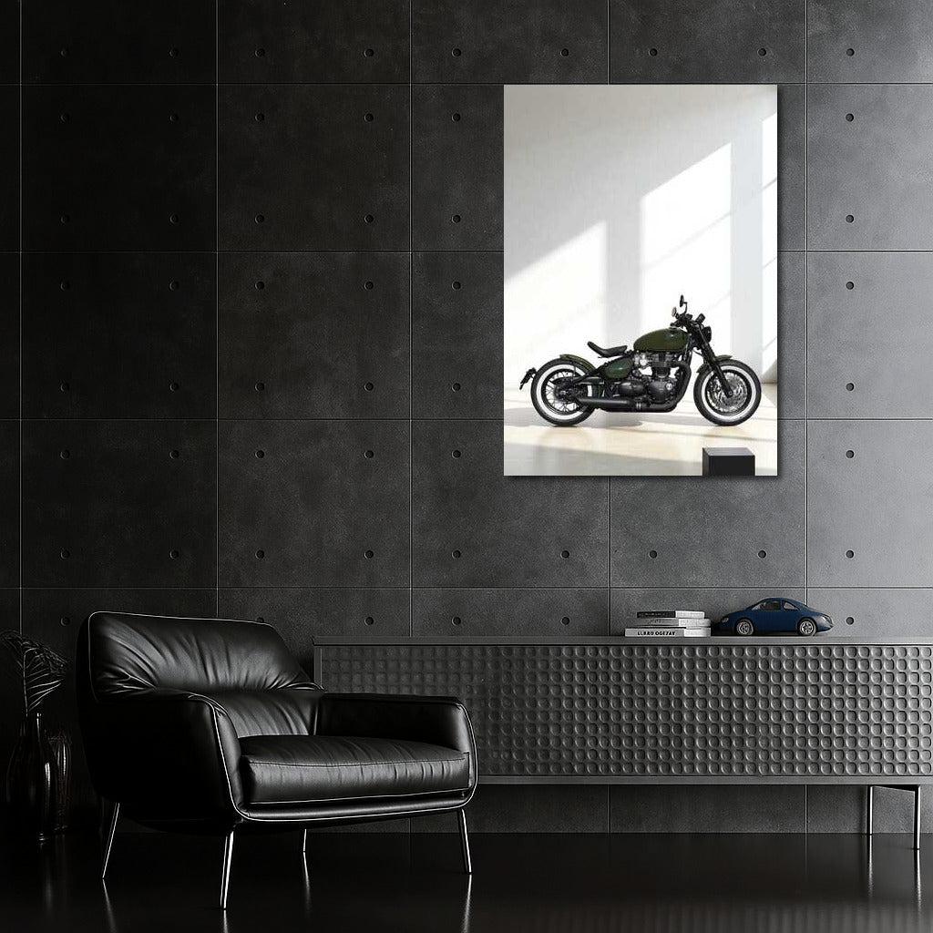 Triumph Bobber Elegance: Minimalism and Motorcycle Aesthetics