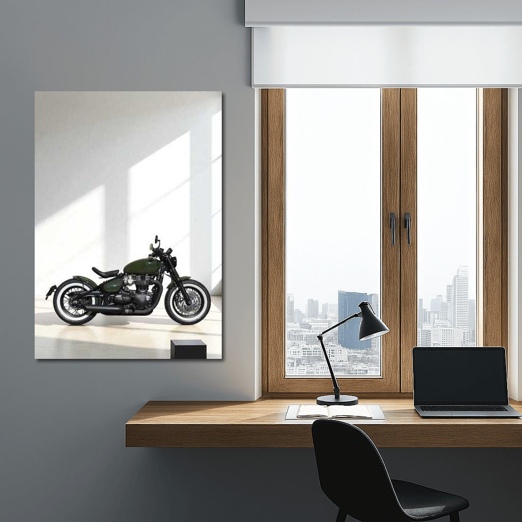 Triumph Bobber Elegance: Minimalism and Motorcycle Aesthetics