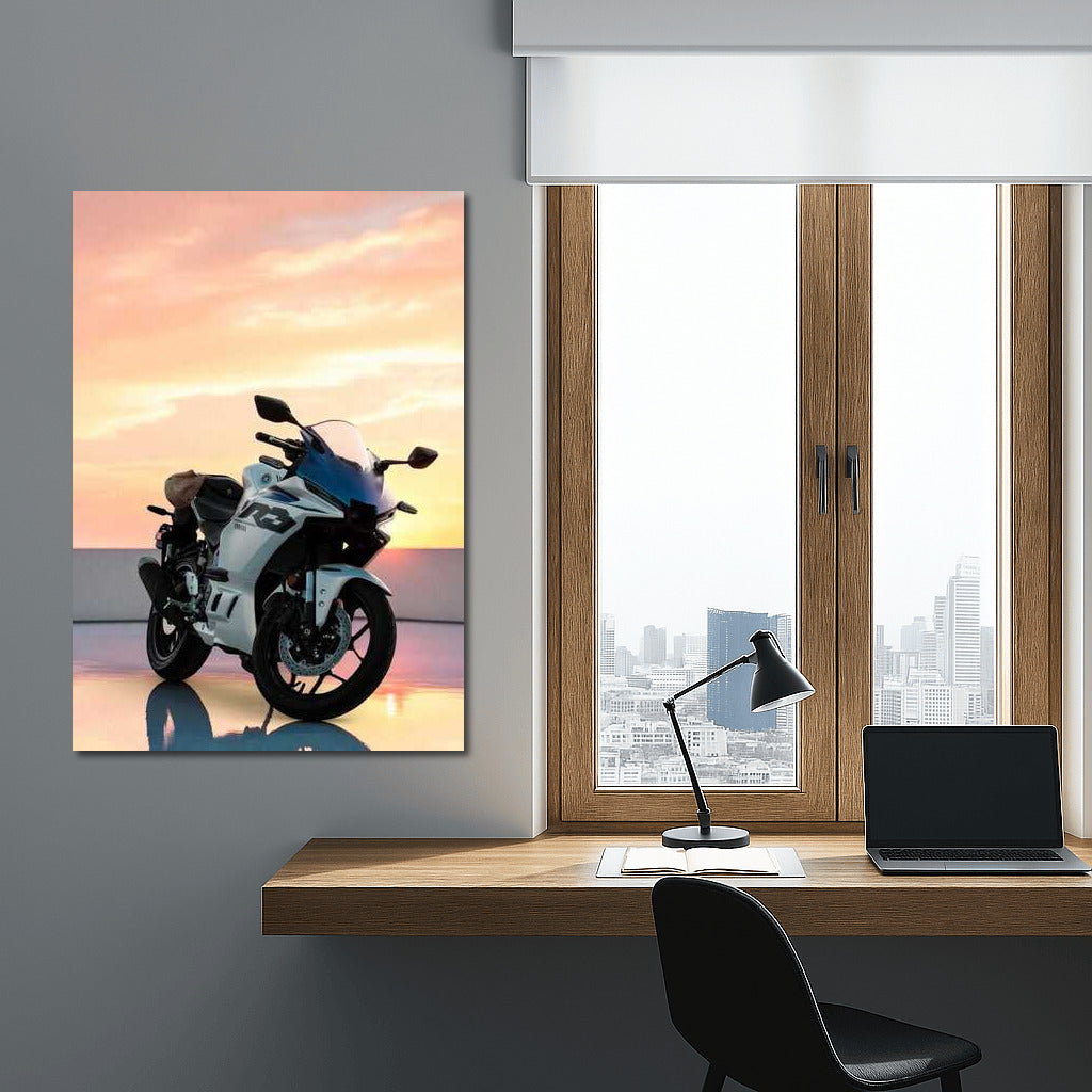 Sunset Freedom: Yamaha YZF R3 and the Spirit of Motorcycles